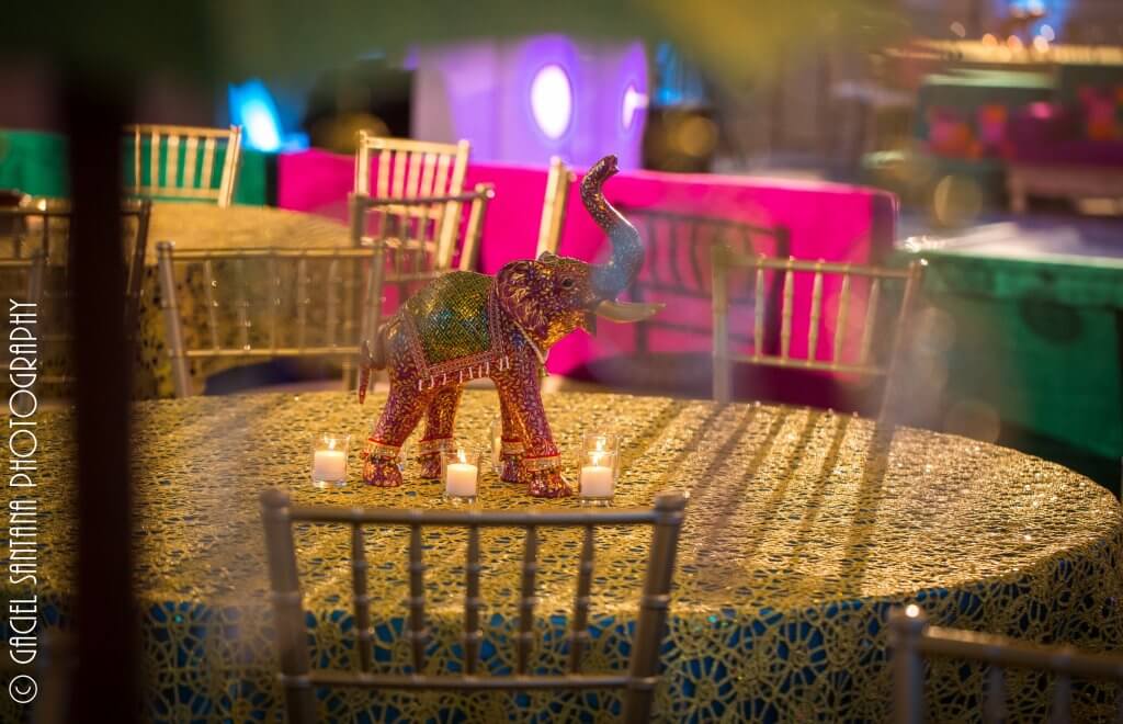 Rajasthani Bazaar Sangeet Silver Florida South Asian Indian Wedding Décor Designer Suhaag Garden