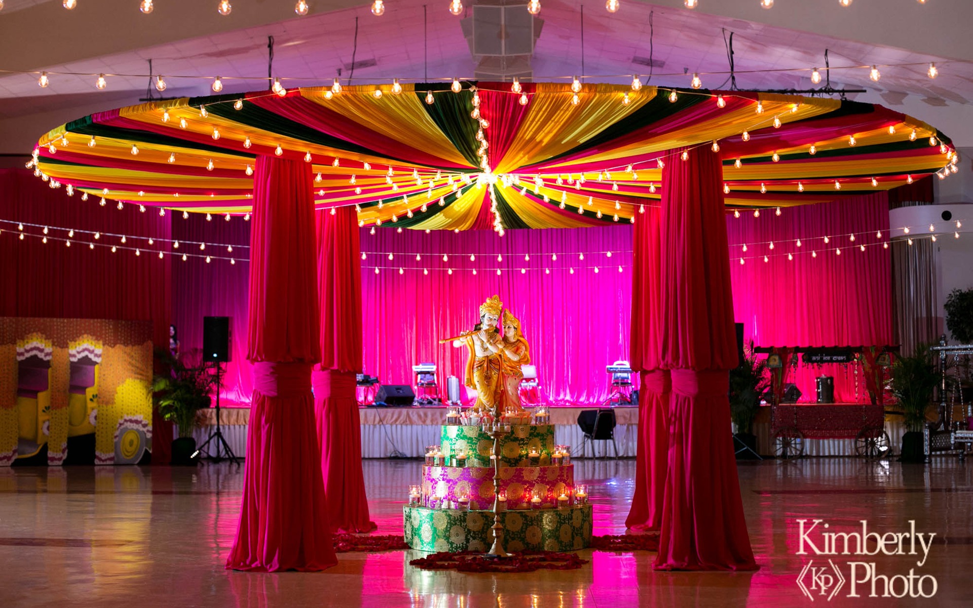 Celebration Garba Wanderlust 1 South Asian Indian Wedding Decor Design Suhaag Garden Florida