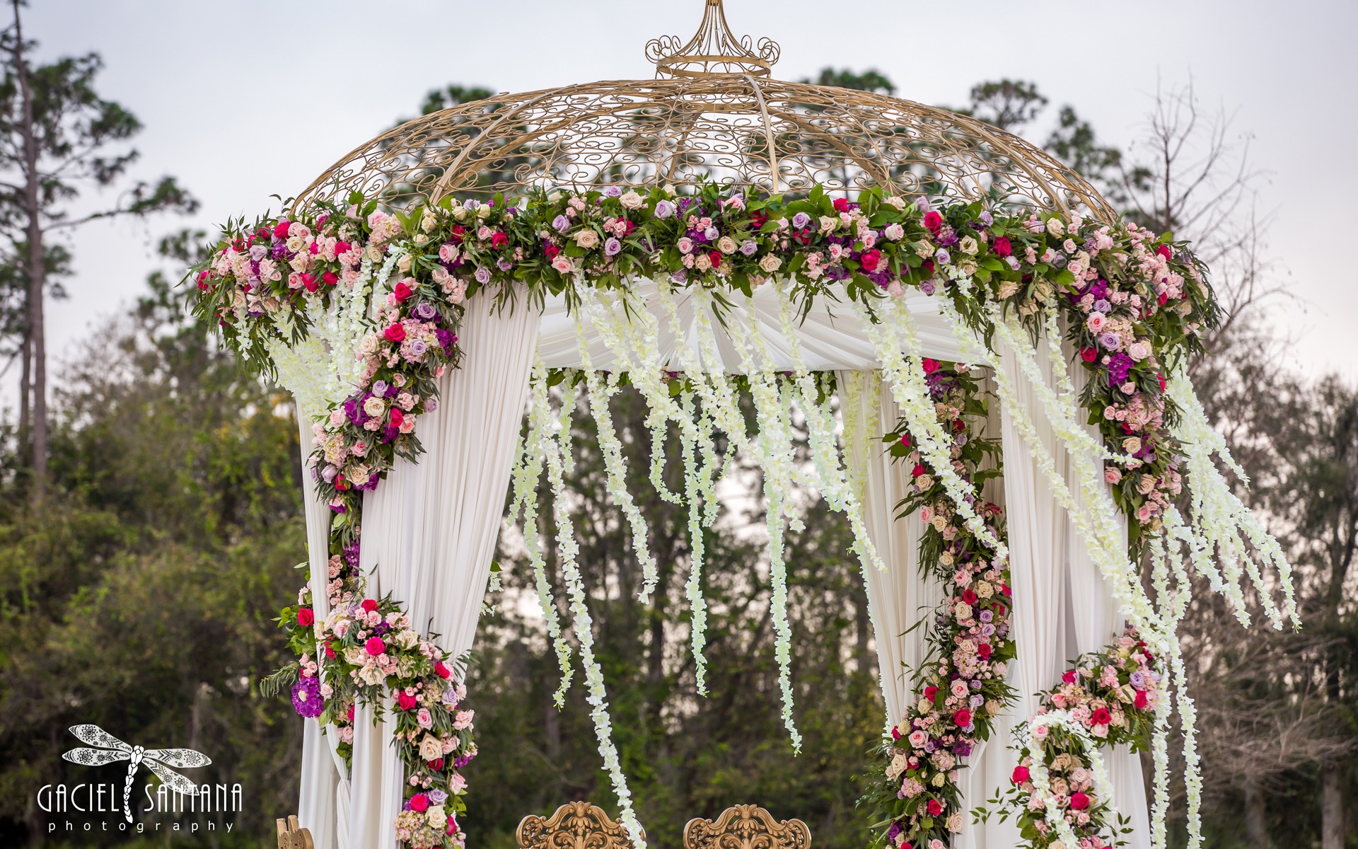 Fantasy Ceremony Boho Chic 1 South Asian Indian Wedding Decor Design Suhaag Garden Florida