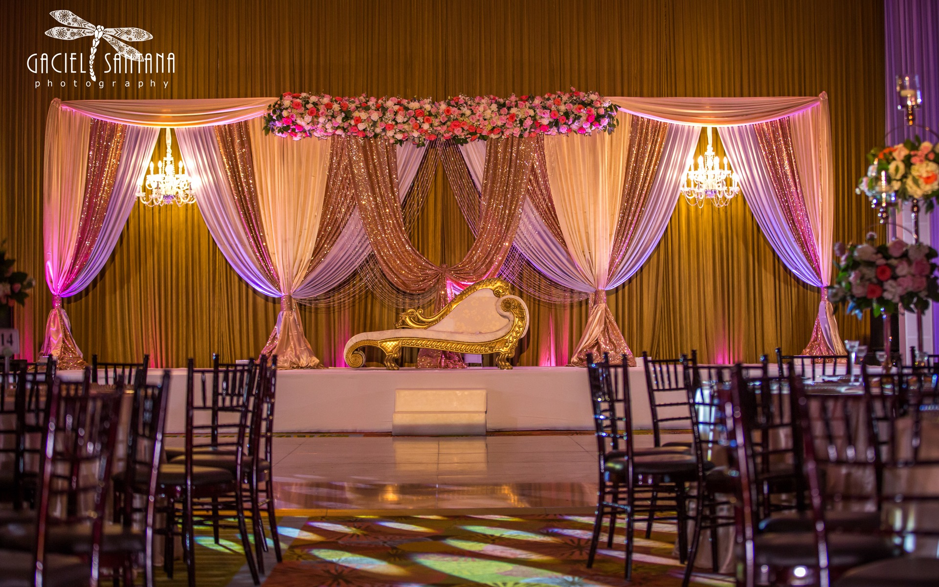 Luxurious Reception Bollywood Glam 1 South Asian Indian Wedding Design Decor Suhaag Garden Florida