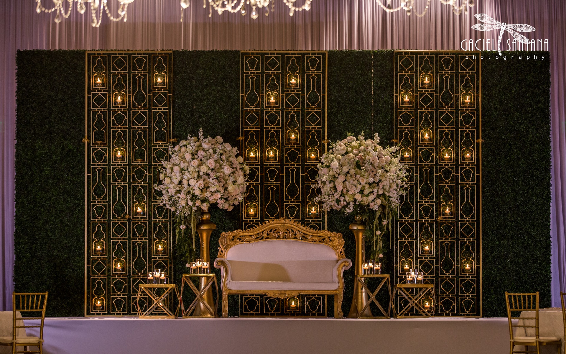 Magnificent Reception Enchanted Garden 1 South Asian Indian Wedding Decor Designers